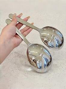 2 件装 - 重型商用 - 大容量盛菜勺 - 耐热短柄带沥水孔 - 耐用 201 或 304 不锈钢材质 - 适用于餐厅、餐饮服务、家庭厨房 - 批量购买可享折扣 - 彩色 - 查看 4