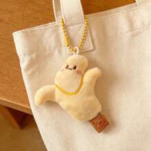 White Star Lightweight Versatile Fashion Keychain, Suitable For Couples, Parties, Cosplay, Outdoor, Casual, Commute, Beach, Vacation, Outfit Matching, Makeup, Dance Party, Photography, Role-Playing, Holidays - 黃色 - 查看 2