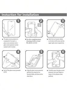 3pcs Anti-Spy Tempered Glass Screen Protector, Privacy Protection Film Compatible With Samsung S20 FE/A14/A15/A25/A35/A34/A54/A05s/A55/A07/A17 Series - Black - View 9