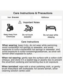 1pc Metallic Geometric Single Cuff Bracelet - Gold - View 9