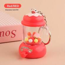 1pc Juicer Keychain - Realistic Manual Press Cartoon Juicer Gashapon Machine Small Gift, Gift For Friends, Holiday Gift, Birthday Gift, Collection Gift, Gift - Multicolor - View 7