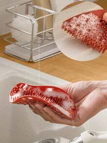 1 cọ rửa rau củ quả đa năng, cọ rau củ mềm dẻo, cọ dưa chuột - Lý tưởng để làm sạch và chuẩn bị thực phẩm hiệu quả, dụng cụ nhà bếp, chất liệu nhựa, dụng cụ vệ sinh nhà bếp, bề mặt có vân, làm sạch đa năng, thích hợp cho trái cây, rau củ, nồi, chảo - Tuyệt vời cho gia đình và sử dụng thương mại, tay cầm tiện dụng, rửa trái cây, thiết kế nhỏ gọn - Nhiều màu - Xem 5