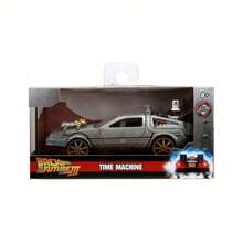 Simba 1/32 Scale Back To The Future Time Machine Alloy Car Model, Openable Doors Collectible Toy, Children & Adult Toy, Boys Birthday Gift Racing Car Toy Model - Ⅲ B - View 7