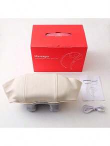 颈肩按摩器，电动按摩功能 - 无线便携式 USB 供电深层组织按摩垫，专为颈部、肩部、背部和手臂设计 - 办公室、家庭和旅行的理想之选 - 耐用塑料结构，办公使用舒适，符合人体工程学设计，可靠的设备，家用工具 - 彩色 - 查看 12