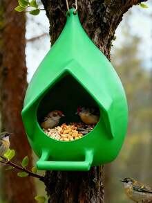 Máng ăn chim treo nhỏ gọn dành cho các loài chim nhỏ. Thiết kế hình cầu giúp ngăn ngừa đọng nước, có lỗ thoát nước ở đáy để dễ dàng vệ sinh. Thích hợp cho chim sẻ, chim ruồi và các loài chim nhỏ khác. Có thể sử dụng trong sân vườn, rừng cây, dưới mái hiên và nhiều vị trí khác. - 500ml - Xem 11