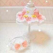 1pc Clothing Only] Doll Clothes Lolita Dress Lace Hair Accessory Replacement - Multicolor - View 12