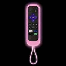 1pc Silicone Remote Control Cover Compatible With TV Remote, Glow-In--Dark Remote Holder Streaming Stick 4K, 4K+, Premiere, Streambar, Simple Remote/Voice Remote With Lanyard - 彩色 - 查看 9