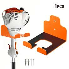 壁挂式车库收纳架，适用于修剪机、园艺工具、打桩机等 - 彩色 - 查看 11