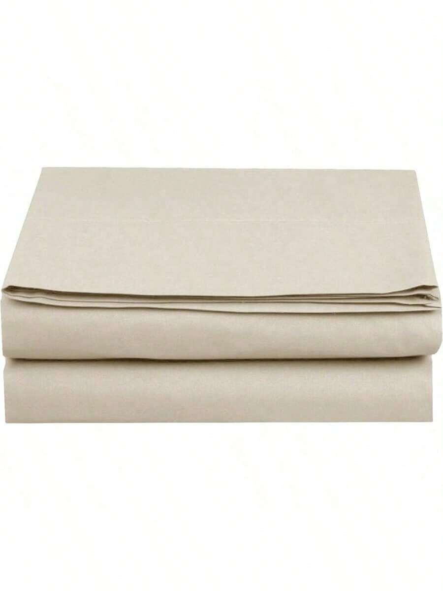 EstiloSáBana Bajera De Lujo- Alta Calidad, Elegante, CóModa, Sin Arrugas, 1500 Hilos, Calidad Egipcia, Gris, Doble, 1VersióN Mejorada - crema - Ver 1