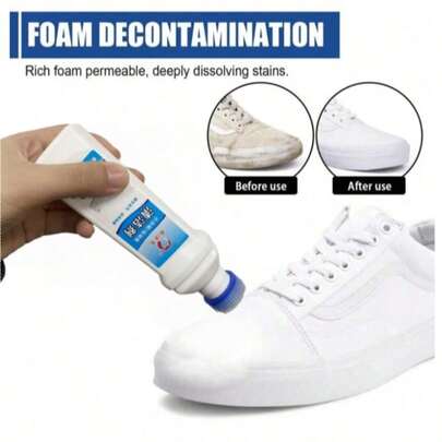 No-Water Shoe Cleaner, Whitening & Cleaning Solution For Quickly Cleaning And Polishing Shoes, Easy To Carry