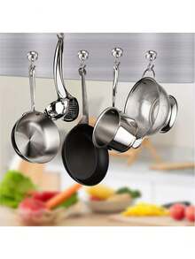 6pcs/Pack Silver D16/D25 Magnetic Hooks, Best Gift For Birthday, Graduation - Silver - View 4