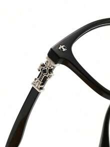 一副男女通用方形透明休闲眼镜，简约设计，舒适便携，返校季必备单品，适合日常装饰、阅读、游戏、电脑使用，无度数，仅作装饰用途。 - 無色 - 查看 4