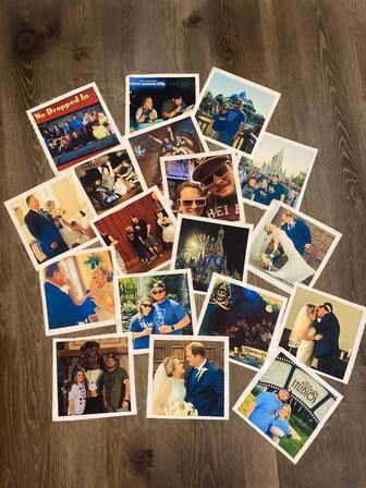 Personligt fototryck - Anpassade årsdags- och alla hjärtans dag-presenter (till honom/henne) | Alternativ: 1 st, 5 st, 10 st | Unik romantisk present till pojkvän, flickvän, bästa vän | Varm present till födelsedag, årsdag | Färdiga konstverk med kärlekshistoria. Present till henne, present till honom, parfoton, julklapp, personligt