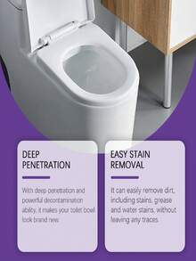 JAYSUING Toilet Cleaning Powder, Bathroom Cleaner, Toilet Cleaner, Removes Stains, Discoloration, Residue, Deeply Cleans Toilet, Easily Removes Dirt, Grease And Water Stains, No Trace Left, Household Bathroom Deodorizer Cleaner (Random Delivery Of New And Old Versions) - Multicolor - View 4