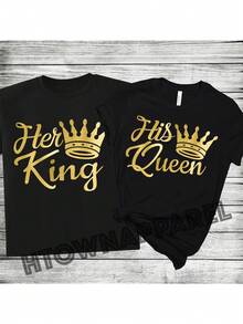 Valentine's Day-Shirt Confession Tee Gamer Couple-Shirts, Matching Anniversary Graphic Tees Men Crop Tops Couple Tee Art Outfits Men-Shirt - 黑色 1pcs MEN2 - 查看 1