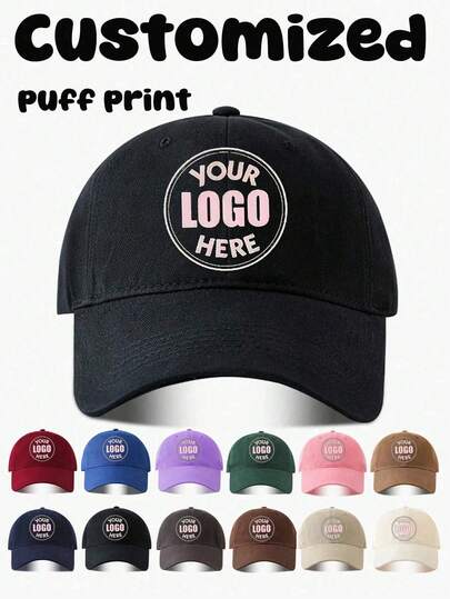 Customizable Multi-Color Letter Unisex Sun Hat, Can Print Any Face On The Hat, Personalized Baseball Cap, Can Print Photos, Fun And Suitable For Valentine's Day, Birthday And Gifts. Personalized, Fun, Durable, Engravable, Stainless Steel, Colorful, Cute