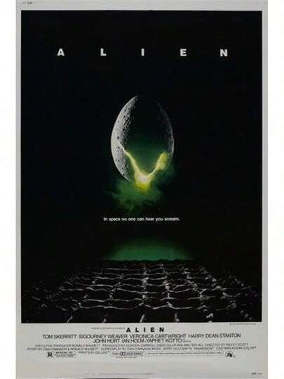 EstiloTendenciaPóSter De PelíCula Alien De 11 X 17 Pulgadas, ImpresióN MaestraCalidad PremiumVersióN Mejorada