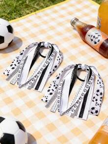 Bộ 2 dây buộc tóc in kỹ thuật số họa tiết bóng đá World Cup, phụ kiện tóc dễ thương và thời trang, nhiều màu sắc, phù hợp cho trang phục hàng ngày, quà tặng tựu trường, ngày Valentine, ngày của Mẹ, tiệc sinh nhật, trang phục cổ vũ World Cup, quà năm mới. - Nhiều màu - Xem 6