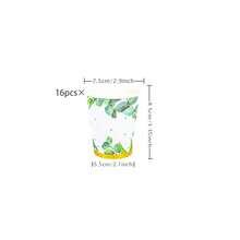 Vine Pattern Disposable Tableware Set, Including 7/9 Inch Paper Plates, Paper Cups, Paper Napkins, Suitable For Birthday Parties, Festivals, Gatherings, Picnics, Celebration Events, Wedding Tea Parties, Graduation Ceremonies Disposable Party Supplies - Multicolor - View 12