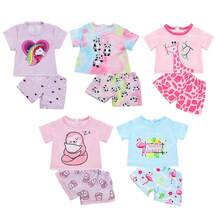 可爱水果卡通动物娃娃睡衣，适合16-18英寸娃娃 - 彩色 - 查看 10