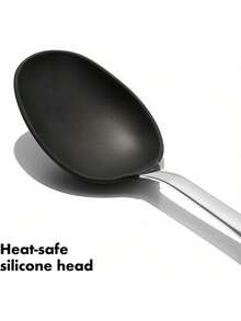 Cuchara de cocina de silicona de acero - Cuchara de acero de silicona - Ver 10