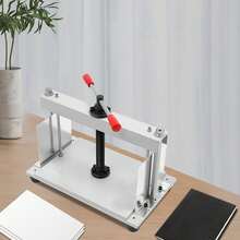 Manual Paper Press Machine Manual A4 Heavy Press Bookbinder Steel Bookbinding Press Screw Papermaking Book - White - View 11