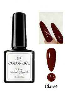 1/5 瓶粉色、红色和白色系列 UV 凝胶指甲油，DIY 美甲用品，适合法式美甲、日常和节日佩戴 - 彩色 - 查看 13