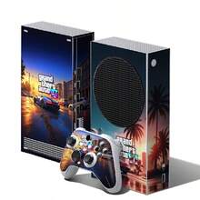 1 Set Of Printed Skin Stickers For Xbox Series S, Non-Slip, , Scratch-Resistant, Personalized Creative Decorative Protective Film For Game Console And Controller - Multicolor - View 9
