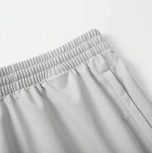 Adidas New Men's Quick-Dry Elastic Casual Straight-Leg Sports Pants - Light Grey - View 8