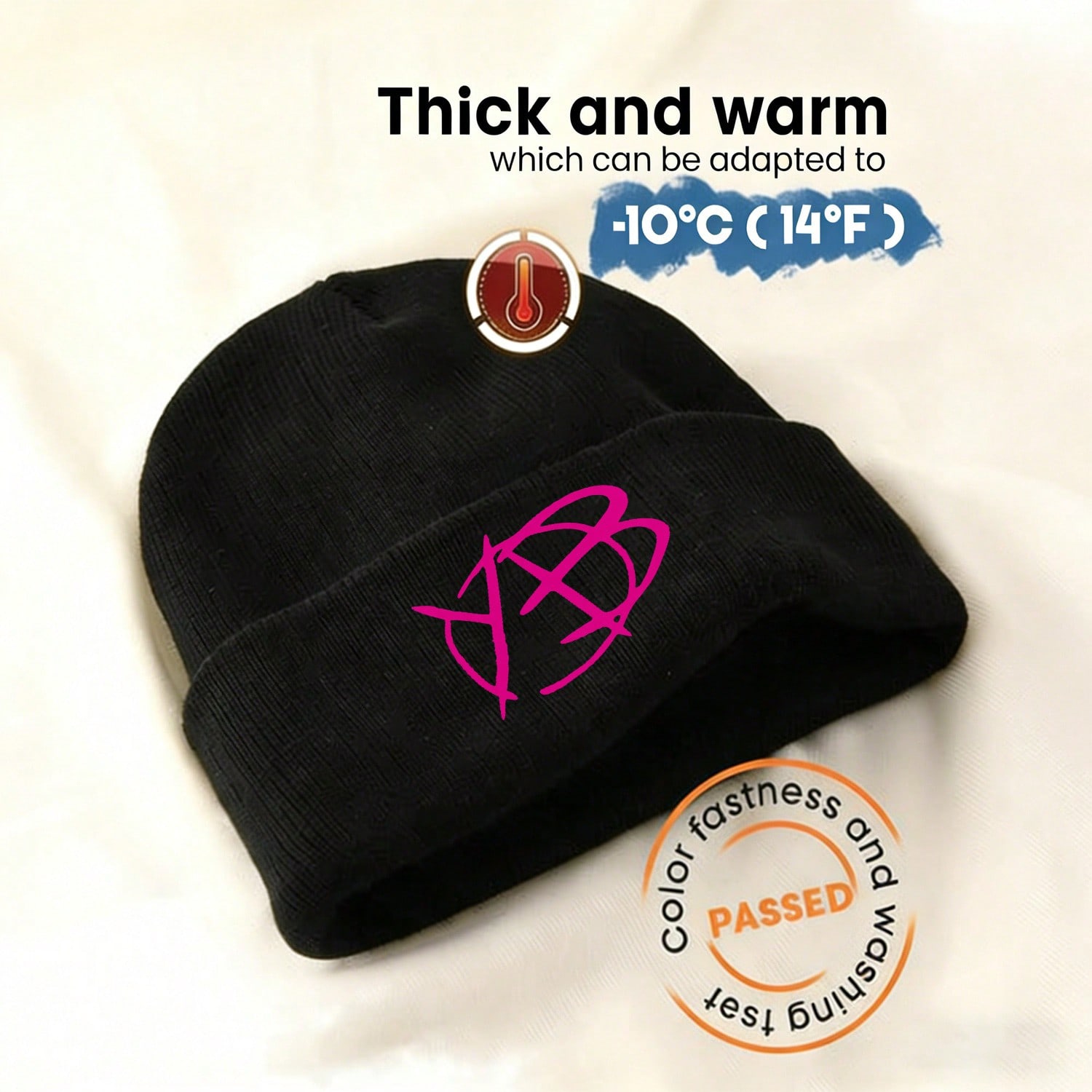 Yungblud Logo Beanie For Men Women, Winter Double Layer Warm Knit Cuffed Hat Stylish Slouchy Skull Cap For Cold Weather Yungblud Logo Beanie For Men Women, Winter Double Layer Warm Knit Cuffed Hat Stylish Slouchy Skull Cap For Cold Weather