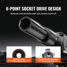 Sockets - 1 Cr-mo 130 Stück 1/4", 3/8", 1/2" SAE Und Metrisch Tief & Leicht - View 5