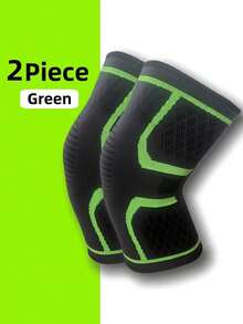 1pc/2pcs Knee And Sleeve Pads, Knitted Fabric Non-Slip Knee Strap, Sports Joint Protector For Outdoor Running, Basketball, Cycling To Provide Protection And Comfort - Multicolor - View 9