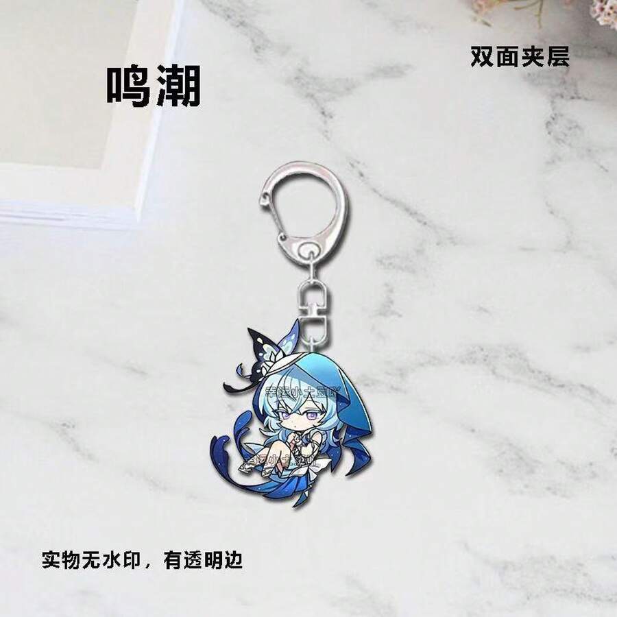 Wuthering Waves Shorekeeper Keychain!Acrylic Charm With Stunning Design - Perfect Anime Gift For Christmas - Style 2 - View 1