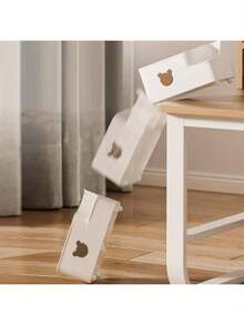 EstiloAUNMAS Caja De PañUelos De Rectangular, Organizador De Servilletas Con Caja De Control Remoto Soporte De PañUelos Faciales Para BañO Cocina Y Oficina RecáMaraVersióN Mejorada - 1 - Ver 4