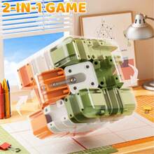 3D迷宫魔方，空间感知益智玩具，高难度脑力训练拼图游戏，便携式儿童互动玩具，多人挑战，送给男孩女孩的绝佳礼物，生日、圣诞节、开学季皆宜 - 3D滾珠魔術方塊 - 查看 2