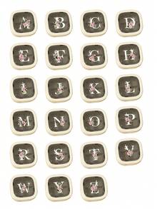 Square Four Compartment Medicine Storage Box - Flower Printed Initial A-Z Daily Pill Vitamin Capsule Storage, Storing Exquisite Small Jewelry And Travel Items, Portable Medicine Box, Medicine Packaging And Storage Box, Portable Mini Compartment, Three Meals A Day, Sealed Pill Packaging, Medicine Box, Suitable For Giving To The Elderly, Patients, Medical Staff - Multicolor - View 2