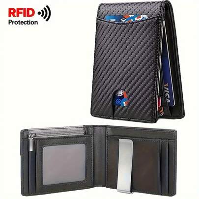 Cartera De Protección Rfid De Aluminio Para Hombre