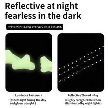 4m/16-Strand 2mm Reflective Paracord, 660lb High Strength Dyneema Rope, Suitable For DIY Bracelets, Camping, Hiking And Emergency Use