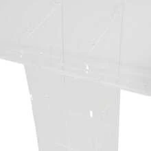 SENDERPICK 1PCS Podium Curved Pedestal Pulpit Conference Lectern Stand Podium NEW - Clear - View 11