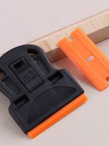 Mini Shaver Scraper Tool Nail Art Stamping Scraper Replaceable Scraper Blade Nail Printing Template Tool For French Manicure Home DIY Nail Art Salon - Multicolor - View 7