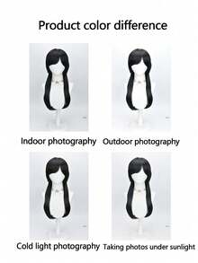 26 Inch Wig, Jellyfish Hairstyle, Wolf Tail, Natural Fluffy, Seamless Design, Suitable For Daily Wear, Multi-Purpose Cosplay, Fried Dough Twist Braid, Full Head Wig Set, Realistic Wig - Multicolor - View 10