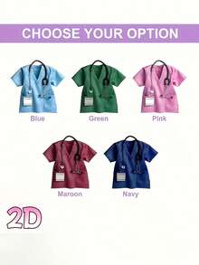 2D Personalized Nurse Name Keychain, Customized Keychain For Medical Staff, Gift For Future Nurses, Nursing Students And Nursing School Graduates, Registered Nurse Keychain, Nursing Keychain - Multicolor - View 1