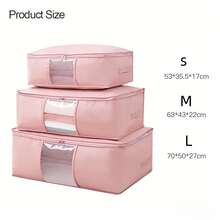 Foldable Storage Bag For Under Bed, Suitable For Blankets, Skirts, Quilts, Pillows, Clothes And Under Bed Storage, Powerful Function And Versatile Use, Space Saving - Multicolor - View 2