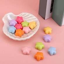 14pcs Mini Star Fridge Magnets, Cute Magnetic Colorful 3D Tiny Small Star Magnets For Locker Whiteboard Refrigerator Schoolsss Office - 玫瑰紅,粉紅色,藍色,橘色,黃色,綠色,紫色 - 查看 5