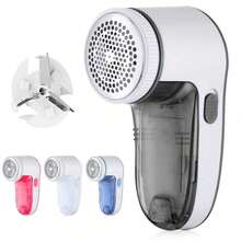 Portable Fabric Defuzzer, Efficient Electric Lint Remover For Clothes, Bedding, Sofa Cushions, Car Seat Covers And Other Textile Products - Requires 2 AA Batteries (Not Included) - Multicolor - View 1