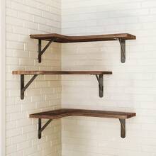 Floating Shelves For Wall - Light Burnt Color - View 6