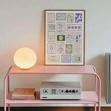 1 tấm tranh in trên vải canvas hình tem Ý cổ điển, phong cách tối giản ven biển Địa Trung Hải, thích hợp trang trí nhà ven biển, căn hộ, phòng khách, phòng ngủ, nhà hiện đại. - Nhiều màu - Xem 3