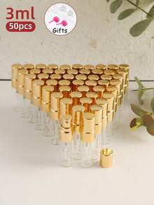 1pc/8pcs/50pcs 2/3/5/10ml Mini Refillable Clear Glass Spray Bottle, Portable Perfume Bottle, Refillable For Beauty, Essential Oils, Plants, Home Use, Travel Essentials, Fine Mist, Non-Irritating, Suitable For Business Travelers And Busy Professionals - Multicolor - View 18