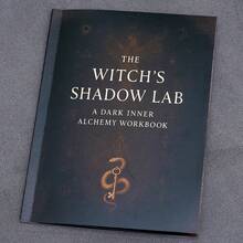The Witch's Shadow Lab: Dark Inner Alchemy Gothic Shadow Work Card Game, Inner Alchemy Spellbook, 51 Cards, Spellbook Planner, Diary Spellbook - Black - View 3