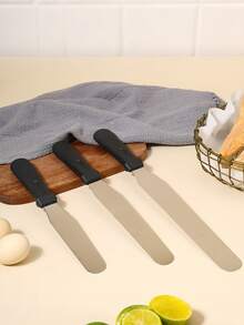 1pc 6"/8"/10" Stainless Steel Cake Knife, Cake Cream Scraper, Multiple Sizes Available, Suitable For Baking - Multicolor - View 6